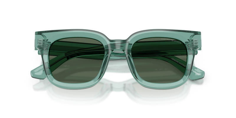Emporio Armani EA4271 in Shiny Transparent Green / Dark Green (636571) - Alternate View