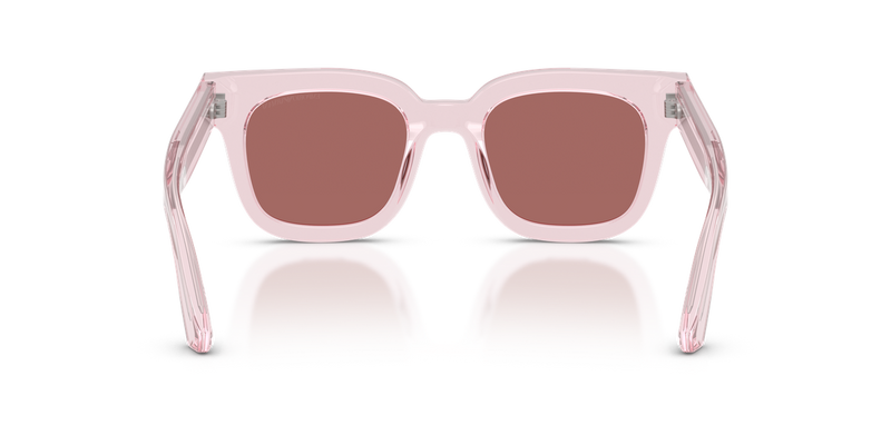 Emporio Armani EA4271 in Shiny Transparent Pink / Light Brown (636669) - Alternate View