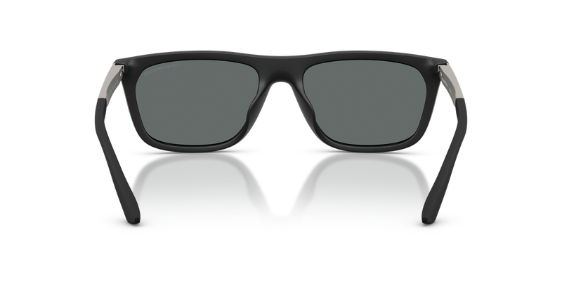 Emporio Armani EA4272U in Matte Black / Dark Grey Polarized (500181) - Temple Detail