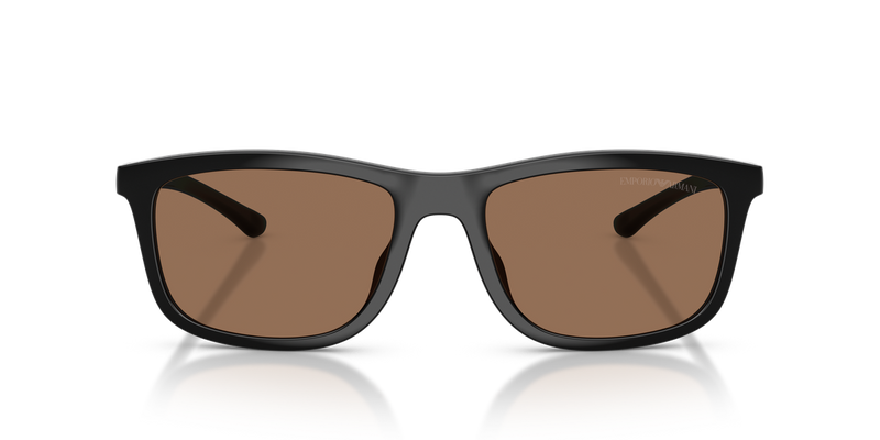 Emporio Armani EA4277U in Shiny Black/Brown Rubber - Alternate View