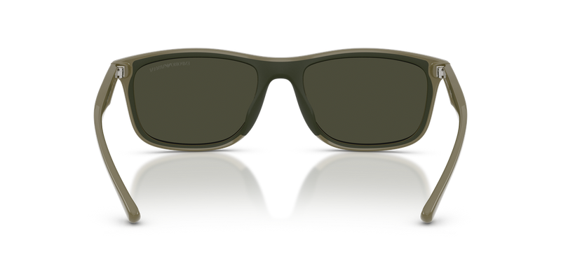 Emporio Armani EA4277U in Shiny Light Brown/Brown Rubber - Alternate View