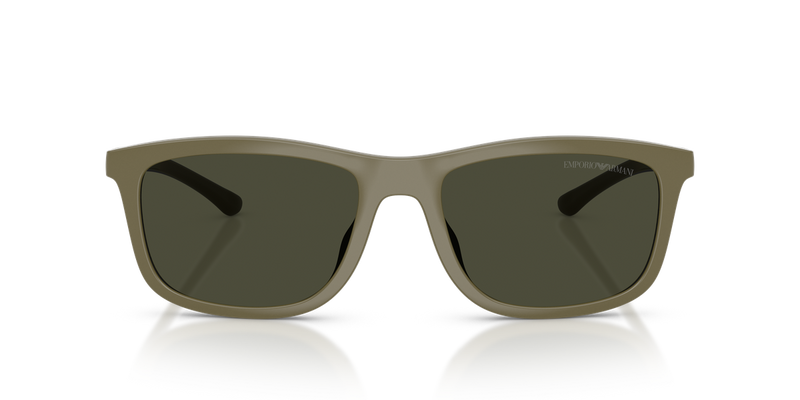 Emporio Armani EA4277U in Shiny Light Brown/Brown Rubber - Alternate View