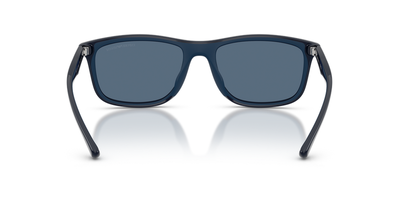 Emporio Armani EA4277U in Shiny Blue/Blue Rubber - Alternate View