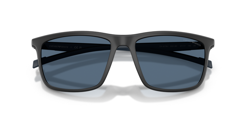 Emporio Armani EA4278U in Matte Black - Side View