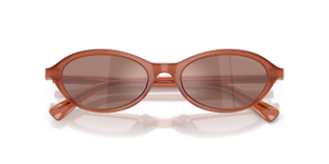Shiny Opal Light Brown / Brown Mirror Internal Silver (64556G)