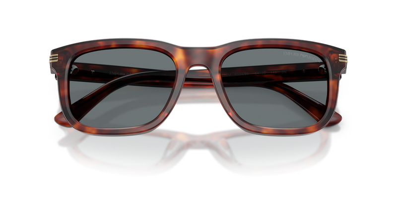 Emporio Armani EA4282U in Shiny Havana Red - Alternate View