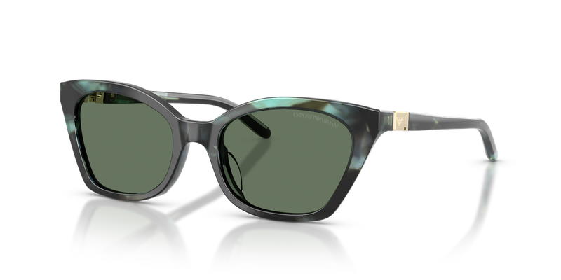 Emporio Armani EA4284U in Shiny Havana Green - Alternate View