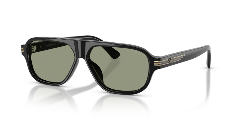 Emporio Armani EA4285U in Shiny Black - Front View