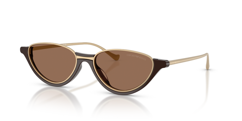 Emporio Armani EA4288U in Shiny Brown - Front View