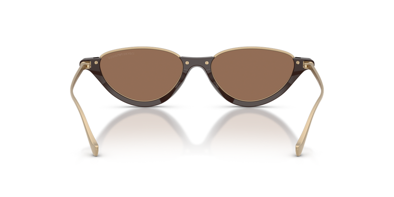 Emporio Armani EA4288U in Shiny Brown - Temple Detail