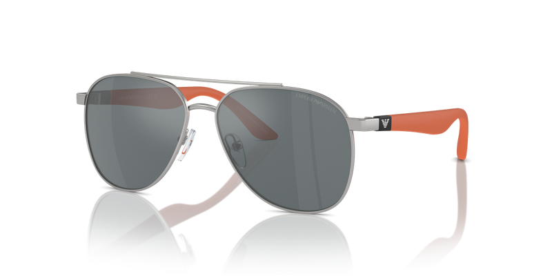 Emporio Armani Kids 0EK2001 in Matte Silver - Alternate View