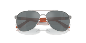 Matte Silver / Grey Mirror Black (30456G)