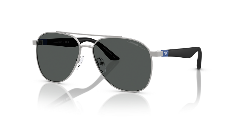 Emporio Armani Kids 0EK2001 in Matte Silver - Alternate View
