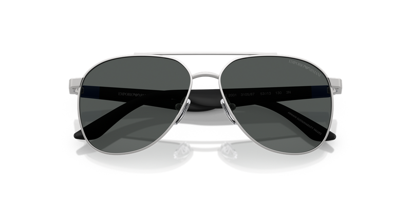 Emporio Armani Kids 0EK2001 in Matte Silver - Alternate View