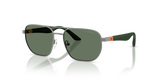 Matte Gunmetal / Dark Green (300371)