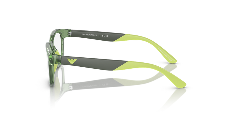 Emporio Armani Kids 0EK3001 in Shiny Transparent Green - Alternate View