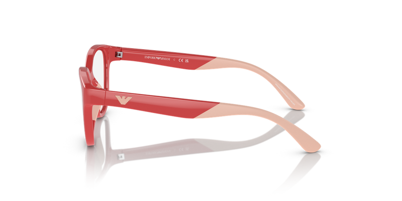 Emporio Armani Kids 0EK3002 in Shiny Coral - Alternate View