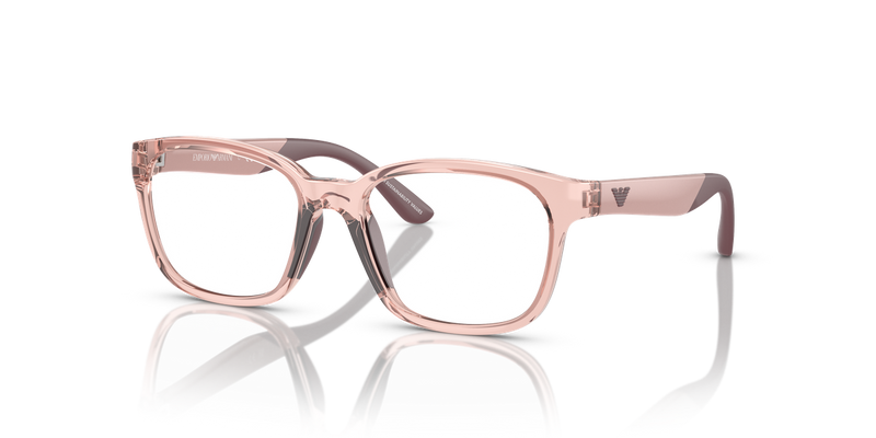 Emporio Armani Kids 0EK3003F in Shiny Transparent Pink - Alternate View