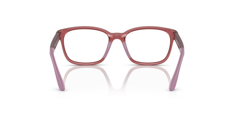 Emporio Armani Kids 0EK3003 in Shiny Transparent Red - Temple Detail