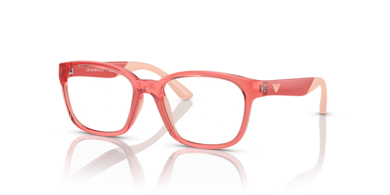 Emporio Armani Kids 0EK3003 in Shiny Transparent Coral - Alternate View