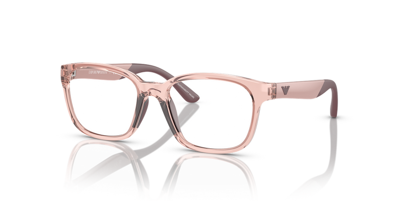Emporio Armani Kids 0EK3003 in Shiny Transparent Pink - Alternate View