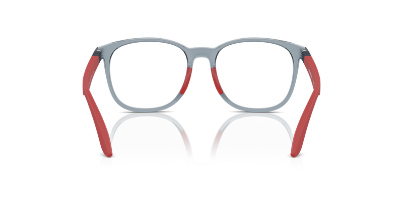 Emporio Armani Kids 0EK3004F in Shiny Transparent Blue - Temple Detail