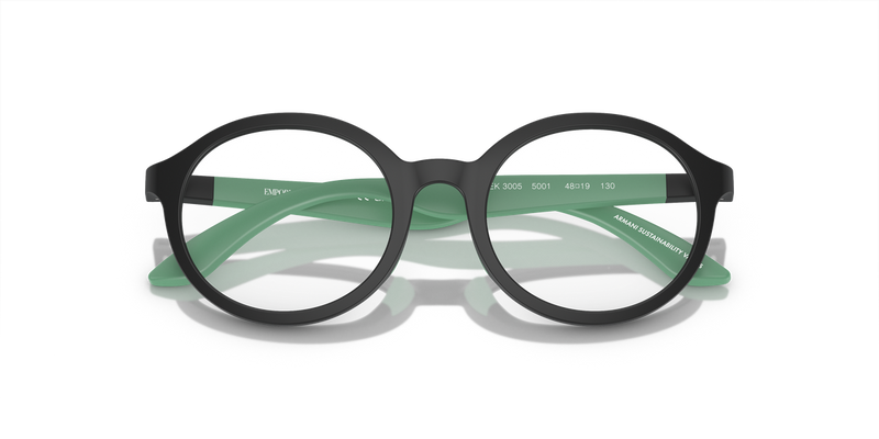 Emporio Armani Kids 0EK3005 in Matte Black - Side View
