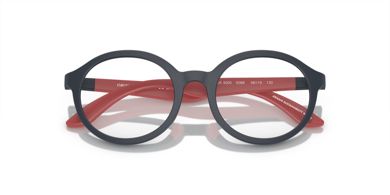Emporio Armani Kids 0EK3005 in Matte Blue - Alternate View
