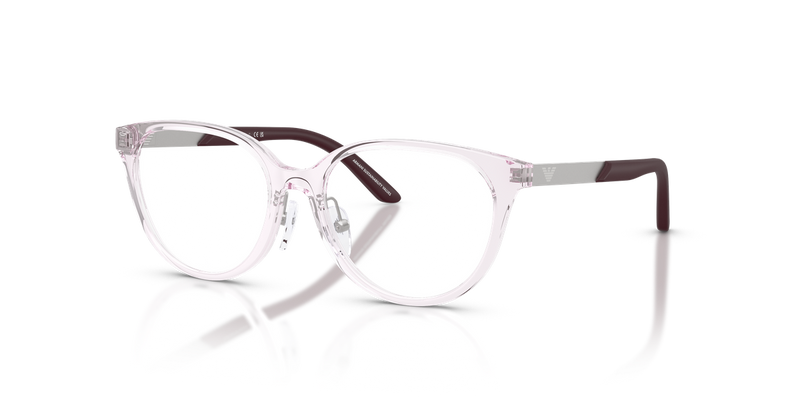 Emporio Armani Kids 0EK3010 in Shiny Transparent Pink - Alternate View