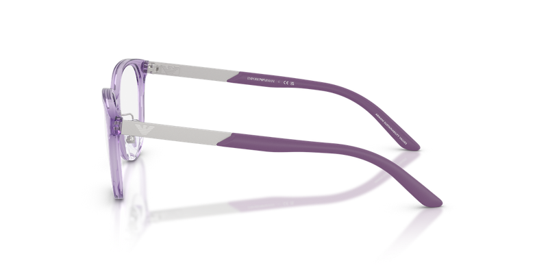 Emporio Armani Kids 0EK3010 in Shiny Transparent Violet - Alternate View
