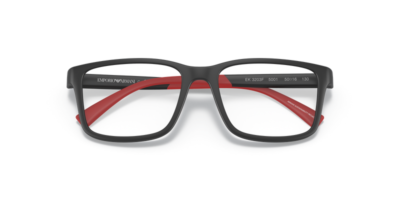 Emporio Armani Kids 0EK3203F in Matte Black - Side View