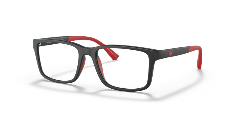 Emporio Armani Kids 0EK3203 in Matte Black - Front View