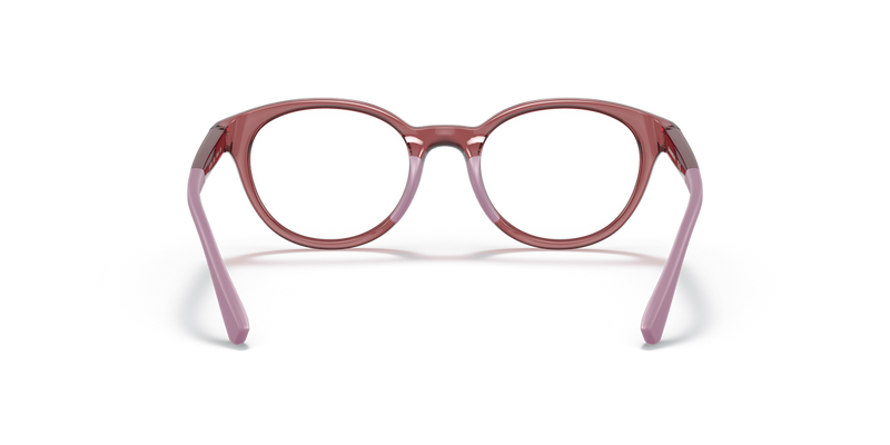 Emporio Armani Kids 0EK3205 in Shiny Transparent Red - Temple Detail