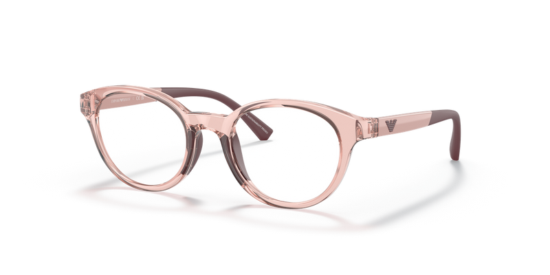 Emporio Armani Kids 0EK3205 in Shiny Transparent Pink - Alternate View