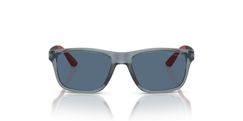 Emporio Armani Kids 0EK4002F in Shiny Transparent Blue - Alternate View