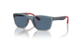 Shiny Transparent Blue / Dark Blue (507280)