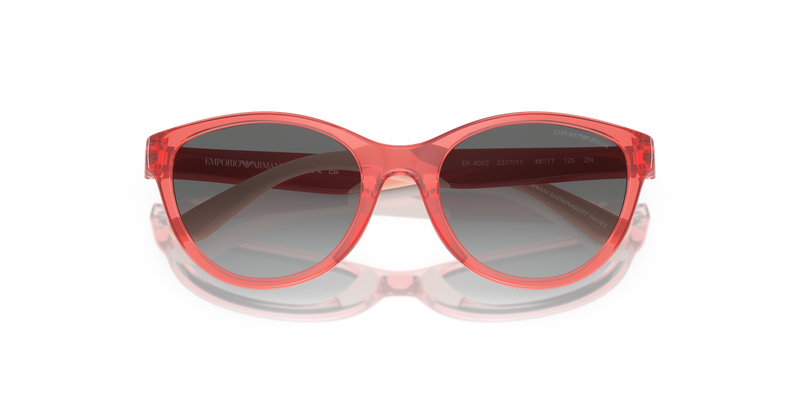 Emporio Armani Kids 0EK4003 in Shiny Transparent Coral - Alternate View