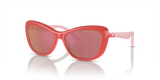 Shiny Coral / Dark Violet Mirror Red (5624D0)