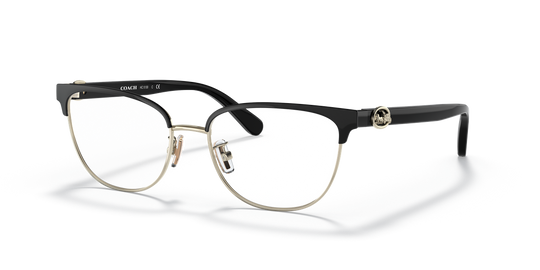 Coach HC5130 - Black/Shiny Light Gold / Demo Lens (9346)