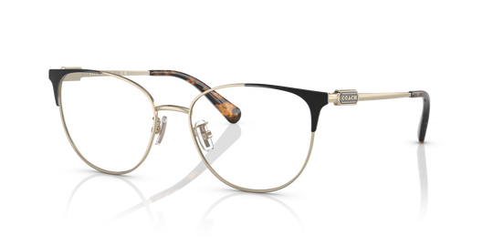 Coach HC5148 - Shiny Light Gold / Black / Demo Lens (9396)