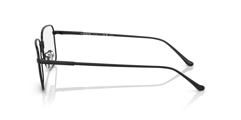 Coach HC5150T in Black Titanium / Demo Lens (9003) - Back View