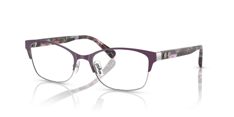Coach HC5176 in Silver/Amethyst / Demo Lens (9447) - Front View