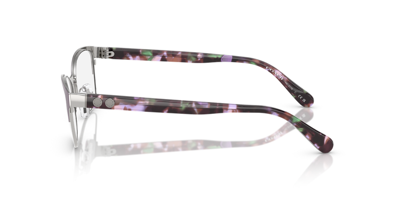 Coach HC5176 in Silver/Amethyst / Demo Lens (9447) - Back View