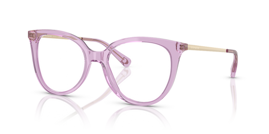 Coach HC6125 - Transparent Amethyst / Demo Lens (5400)