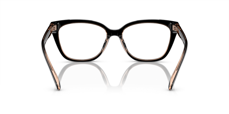 Coach HC6226U in Black/Transparent Blush / Demo Lens (5781) - Temple Detail