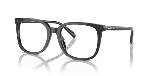 Coach HC6227U - Transparent Dark Grey / Demo Lens (5793)