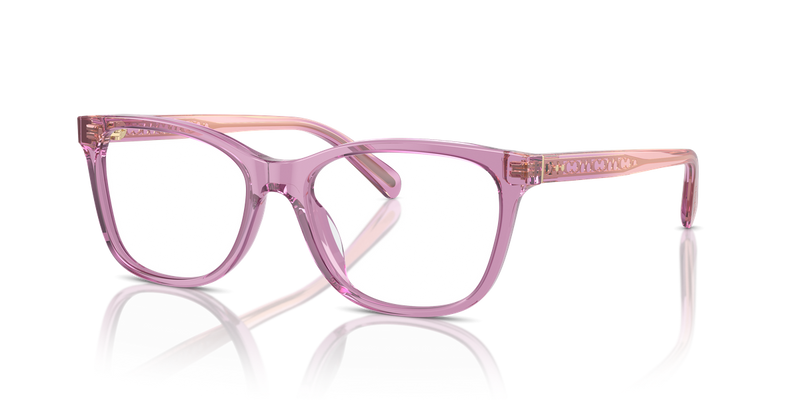 Coach HC6235U in Transparent Amethyst / Demo Lens (5823) - Alternate View