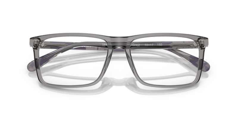Coach HC6251U in Transparent Grey / Demo Lens (5849) - Alternate View