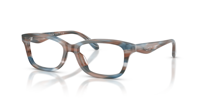 Coach HC6275U in Striated Maple/Blueberry / Demo Lens (5899) - Alternate View
