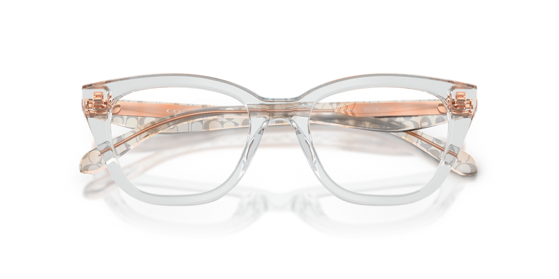 Coach HC6289U in Transparent Grey / Demo Lens (5935) - Alternate View